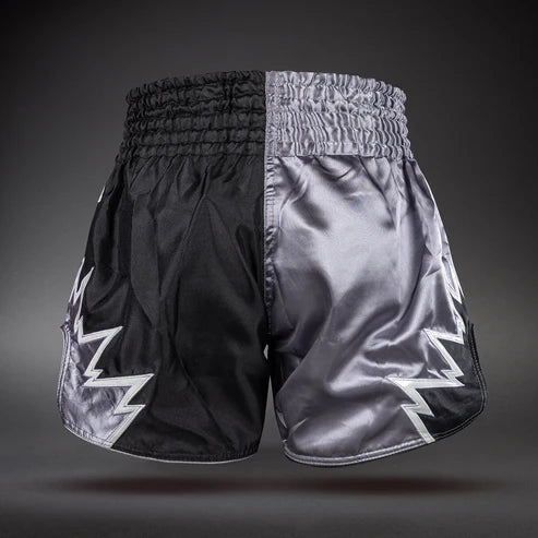 Shorts de Muay Thai Venum Inferno 2.0 - Gris/Negro