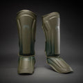 Espinilleras Venum Stealth  - Caqui/Verde Oscuro