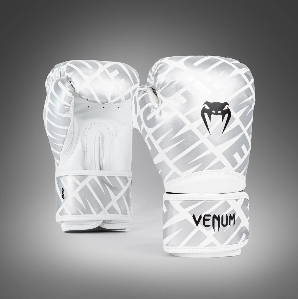 Guantes de Boxeo Venum Contender 1.5 XT  Blanco/Plata