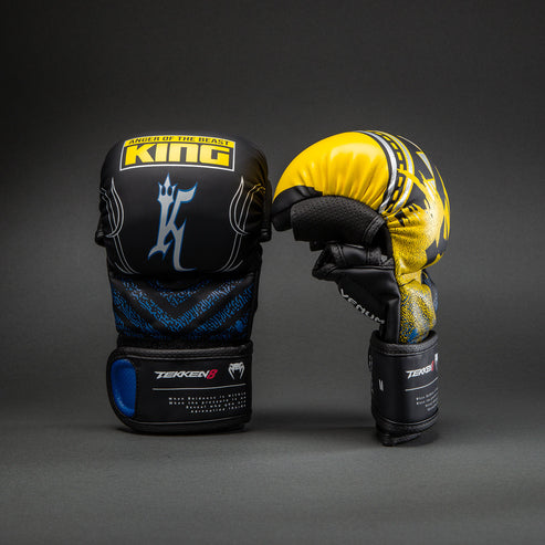 Guantes de Sparring Venum x TEKKEN 8 - Rey - Negro/Amarillo