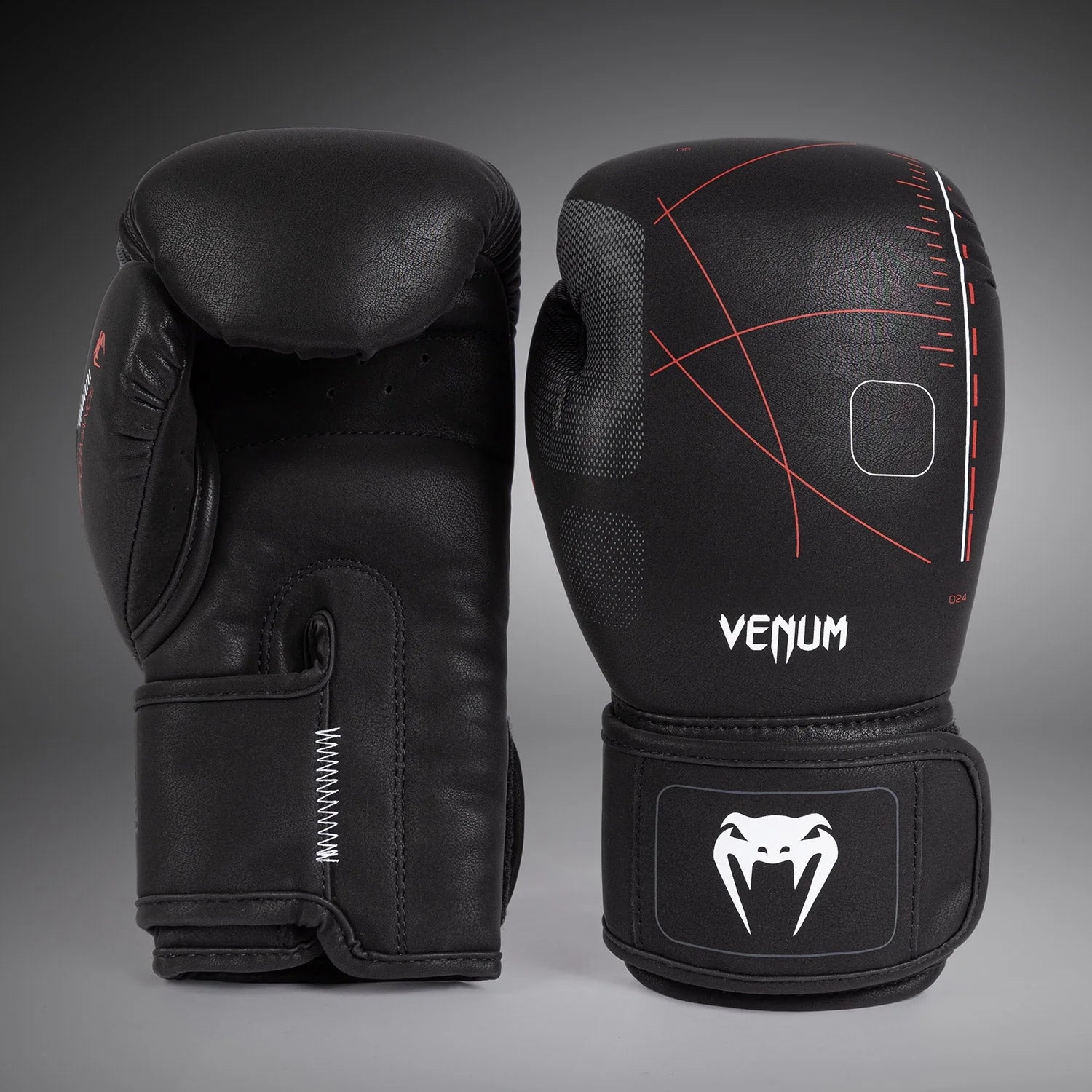 Guantes de boxeo Venum Tactical XT - Negro/Rojo fuego