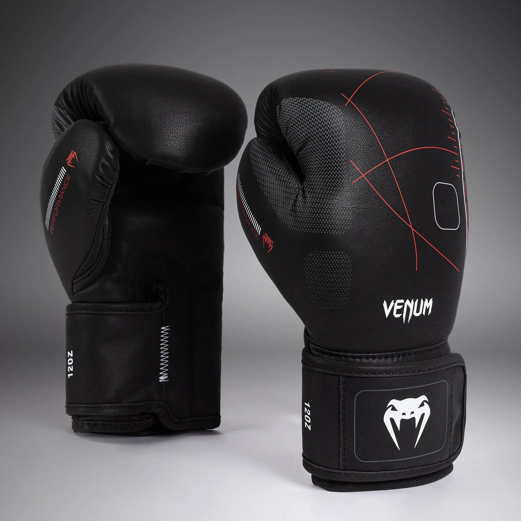 Guantes de boxeo Venum Tactical XT - Negro/Rojo fuego