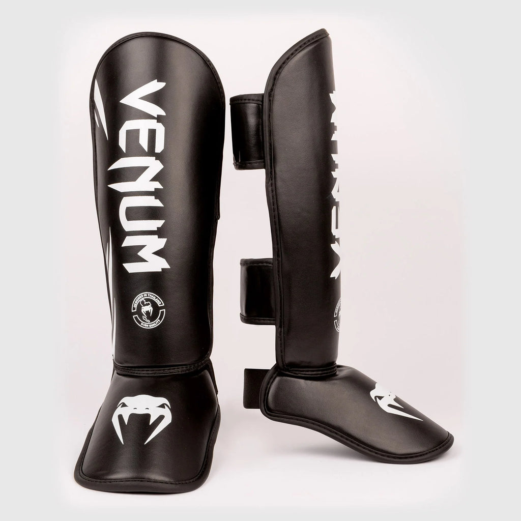 Espinilleras para niños Venum Challenger - Negro/Blanco