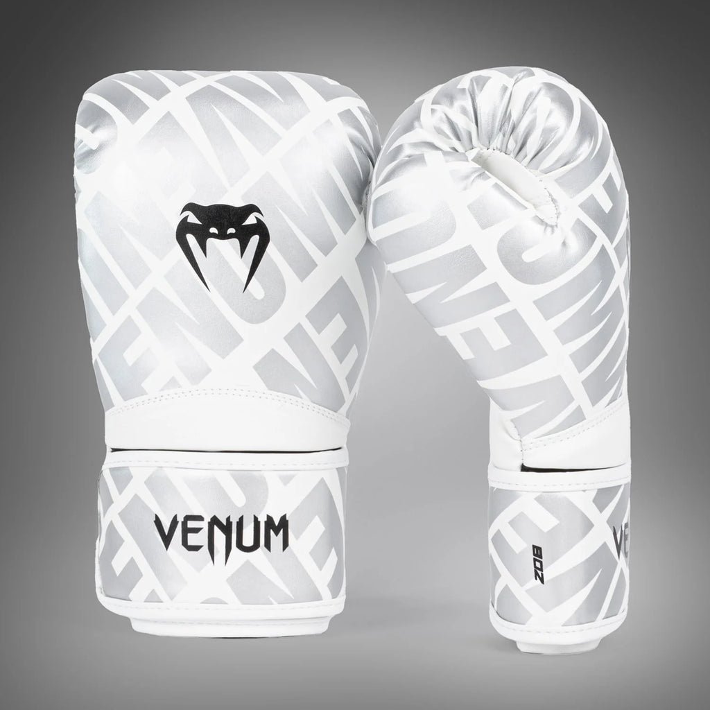 Guantes de boxeo Venum Contender 1.5 XT  blanco/plata