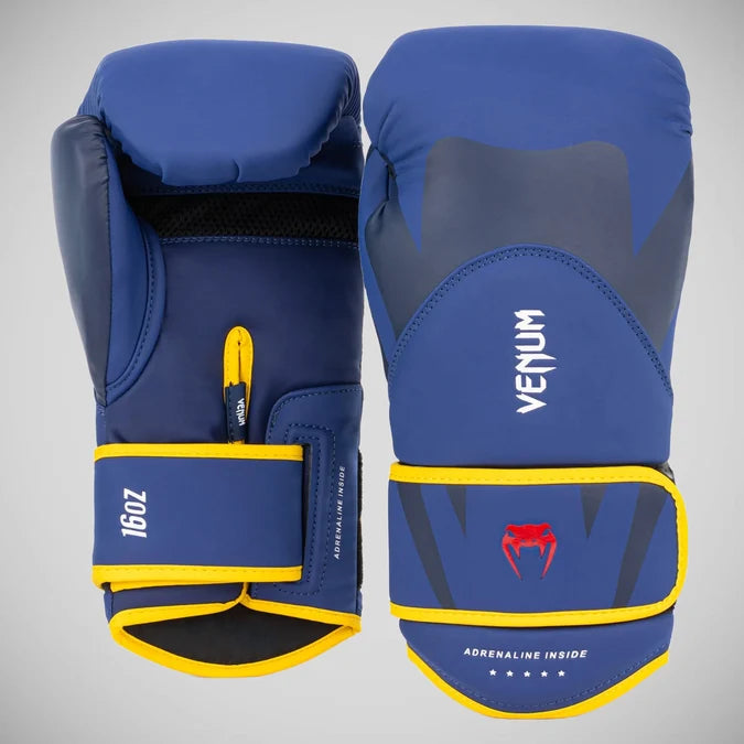 Guantes de boxeo Venum Challenger 4.0 Azul/Amarillo