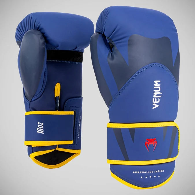 Guantes de boxeo Venum Challenger 4.0 Azul/Amarillo