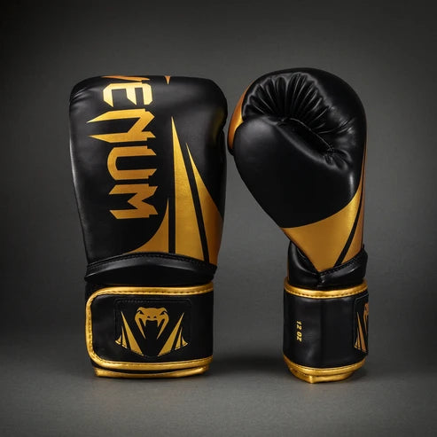Guantes de boxeo Venum Challenger 2.5 – Negro/Oro