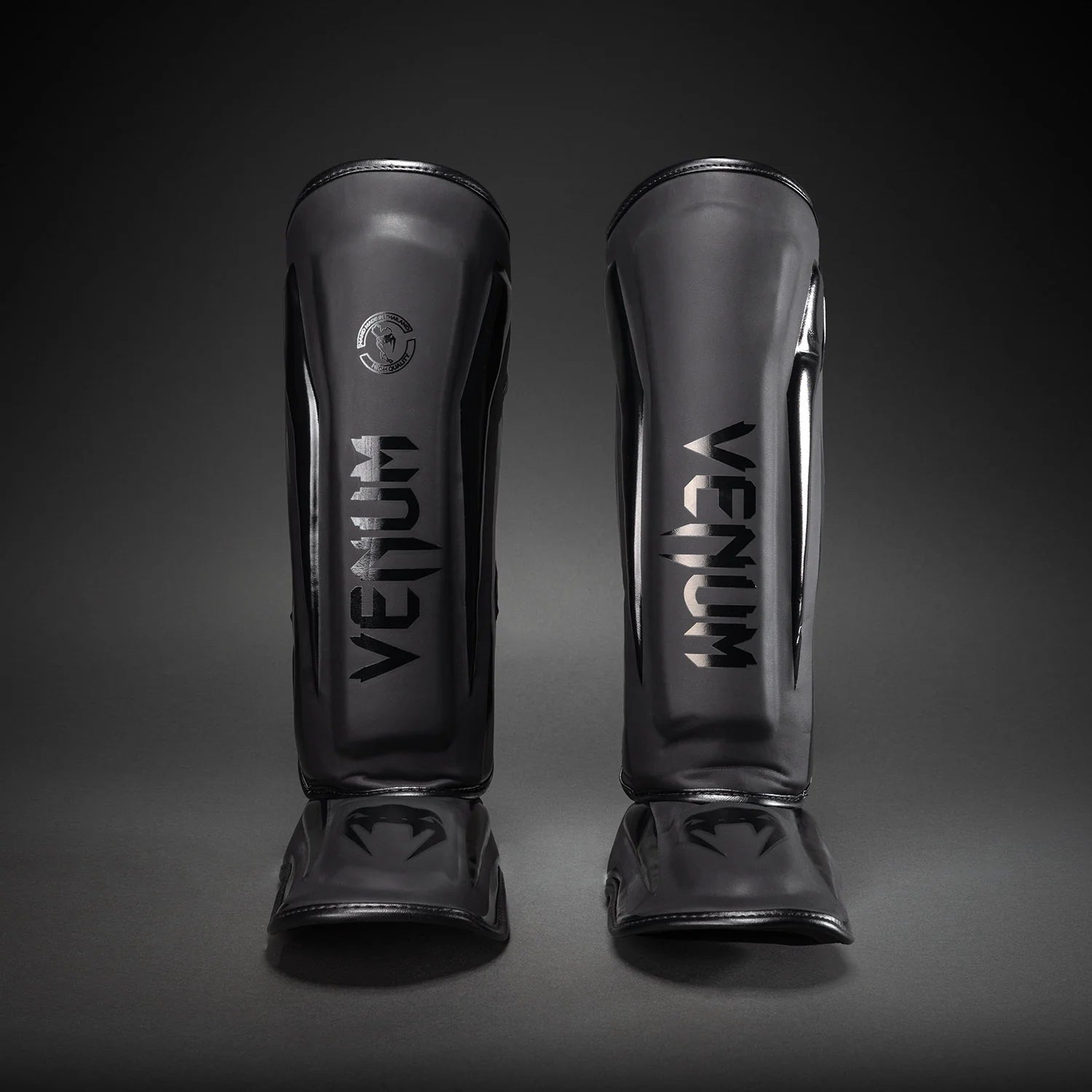 Espinillas Venum Elite- Mate/Negro