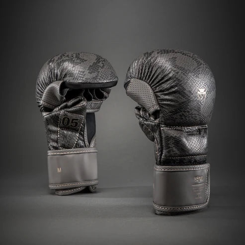 Guantes de sparring MMA Venum Impact Evo Scales - Gris oscuro